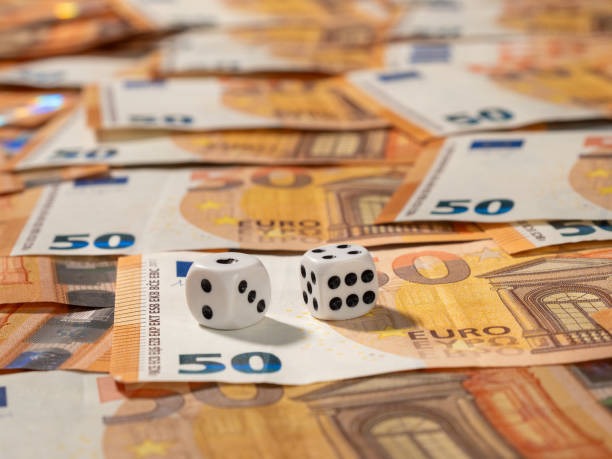 Live Draw studio with professional lighting and multi-camera setup showing dice and cards